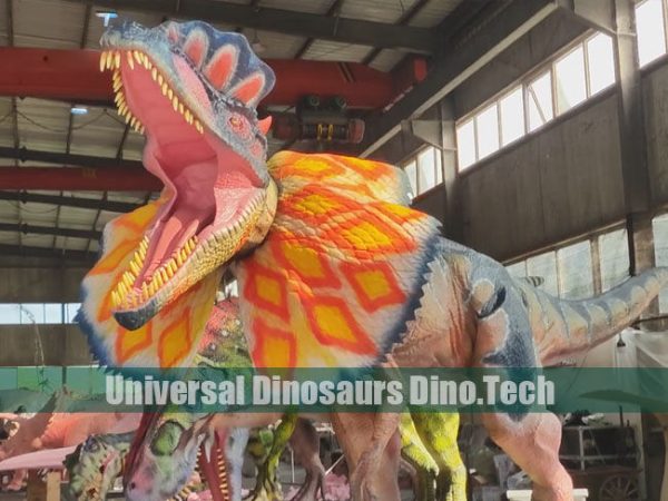 Animatronic Dilophosaurus Replica