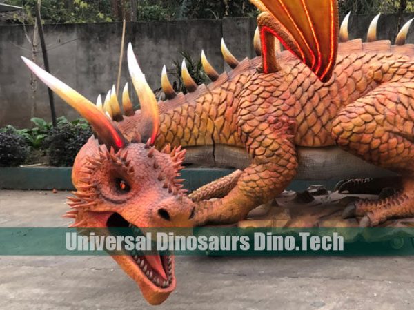 Animatronic Fire Dragon Model