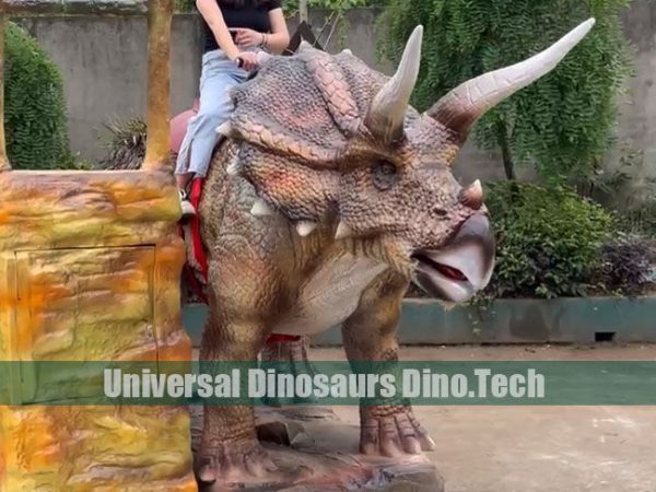 Fun Triceratops Ride
