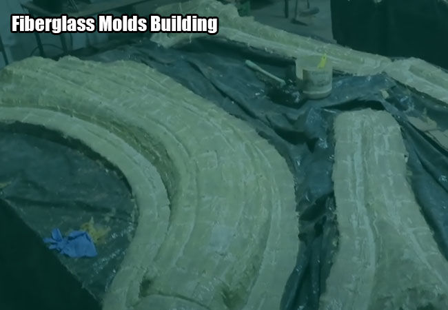 Fiberglass molds building