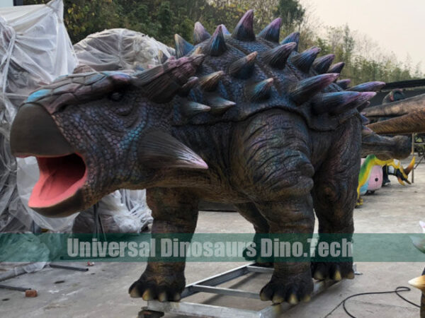 Animatronic Ankylosaurus Model