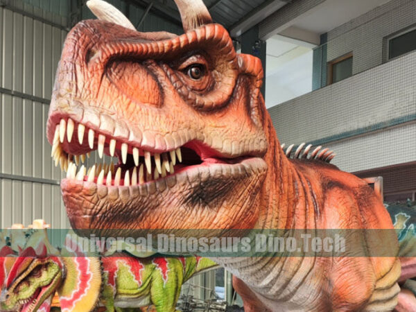 Animatronic Carnotaurus Head Model