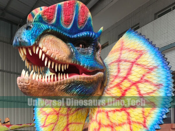 Animatronic Dilophosaurus Head Model