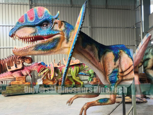 Animatronic Dilophosaurus Head