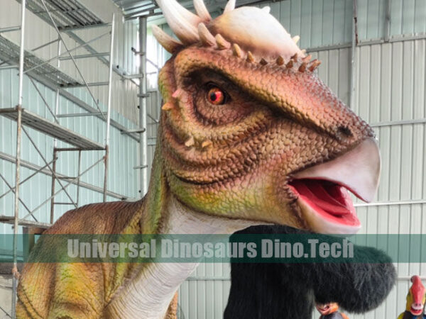 Animatronic Pachycephalosaur Head Model
