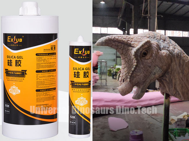 Silicone Made Skin for Dinosaur Model Silicone Made Skin for Dinosaur Model
