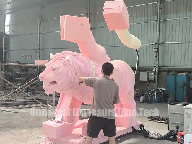 Use Sponge to Wrap Beast Mechanical Frame - Chimera Style Use Sponge to Wrap Beast Mechanical Frame - Chimera Style