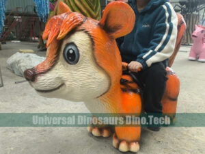 Animatronic Cartoon Squirrel Scooter