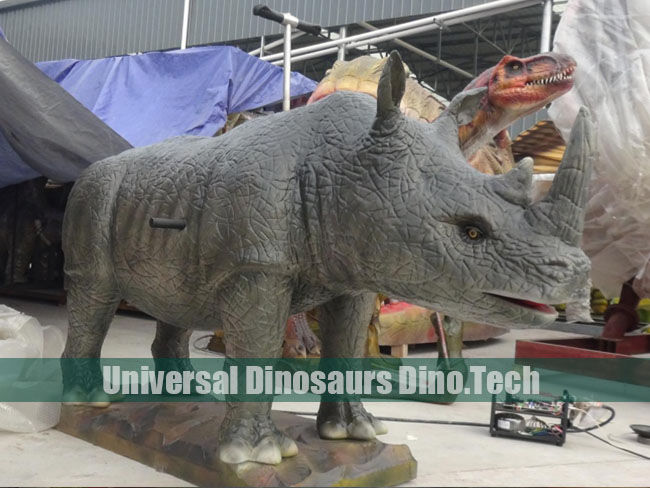 Animatronic Rhinoceros Ride