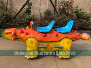 Ankylosaurus Riding Car