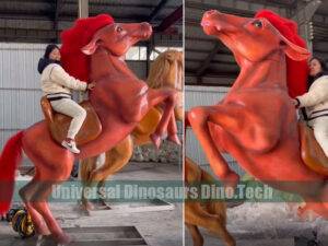 Cartoon Red Horse Model