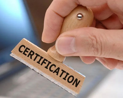 Certification