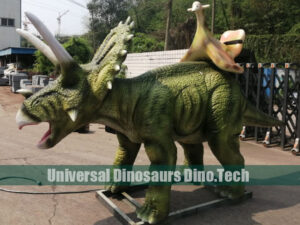 Lifelike Triceratops Ride