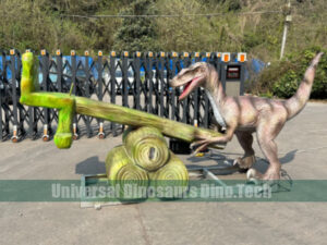 Animatronic Raptor Seesaw