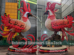 Cartoon Rooster Statue
