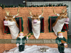 Reindeer Heads Decorations