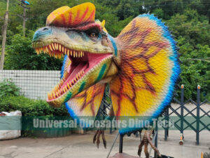 Robotic Dilophosaurus Head