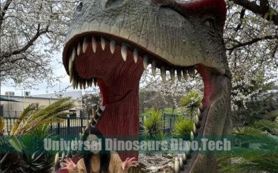 4 Funny Jurassic / Dino Gates for Theme Exhibition or Park
