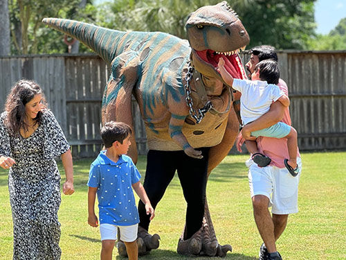 Trex Costume Dancing