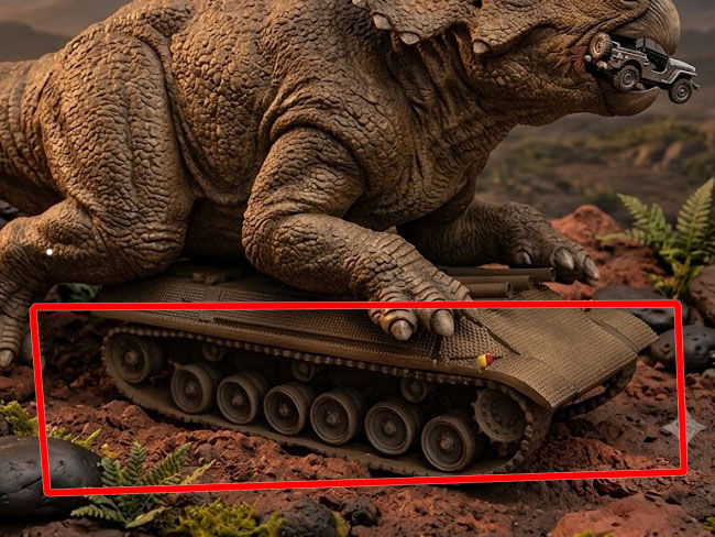Dino Tank Track