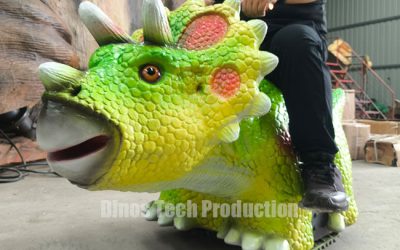 Coming to Experience Our Toy-Tank-Like Dinosaur Ride