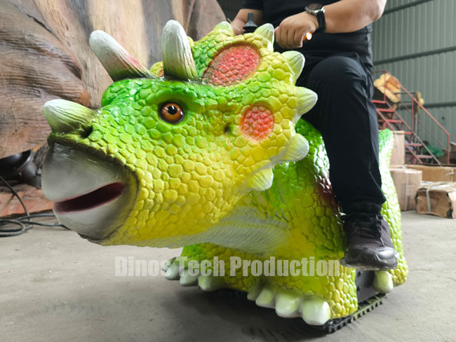 Toy Tank Triceratops Ride